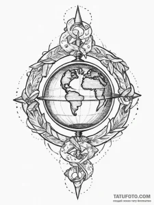 Tattoo sketch the glyph for sagittarius (9th... - эскиз тату (№1754039087_0, 01.08.2025 09:04) — Tatufoto.com