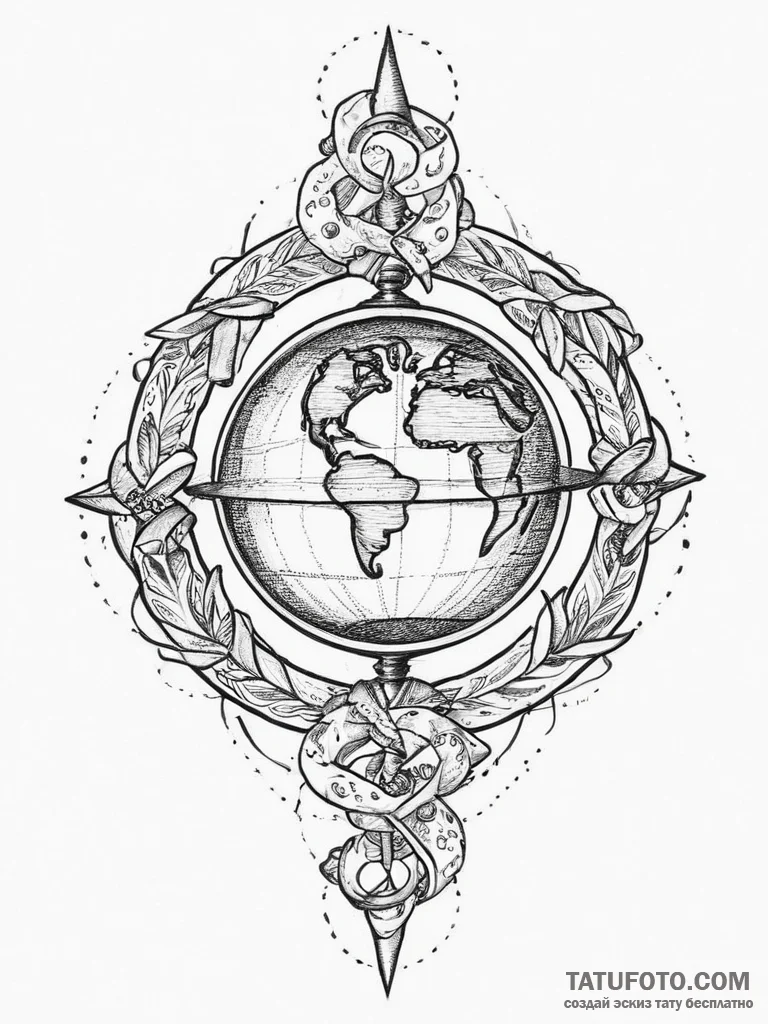 Tattoo sketch the glyph for sagittarius (9th... - эскиз тату (№1754039087_0, 01.08.2025 09:04) — Tatufoto.com