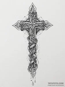 Tattoo sketch a forearm with flowing lines re... - эскиз тату (№1754041514_0, 01.08.2025 09:45) — Tatufoto.com