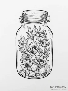 Tattoo design a 'memory capsule' design, perh... - эскиз тату (№1754042528_0, 01.08.2025 10:02) — Tatufoto.com