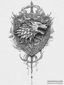The sigils from game of thrones (e.g., stark... - эскиз тату (№1754046607_0, 01.08.2025 11:10) — Tatufoto.com