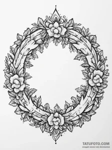 Tattoo sketch: a svarozhich surrounded by pro... - эскиз тату (№1754053127_0, 01.08.2025 12:58) — Tatufoto.com