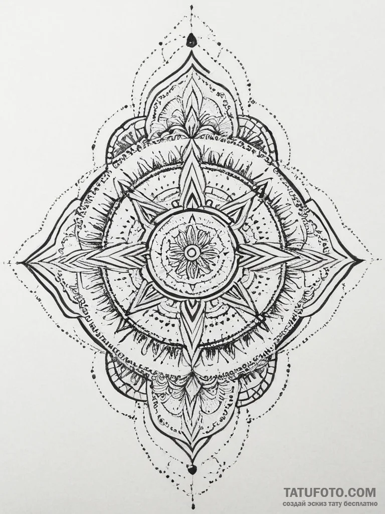Tattoo design a retro character running acros... - эскиз тату (№1754053920_0, 01.08.2025 13:12) — Tatufoto.com