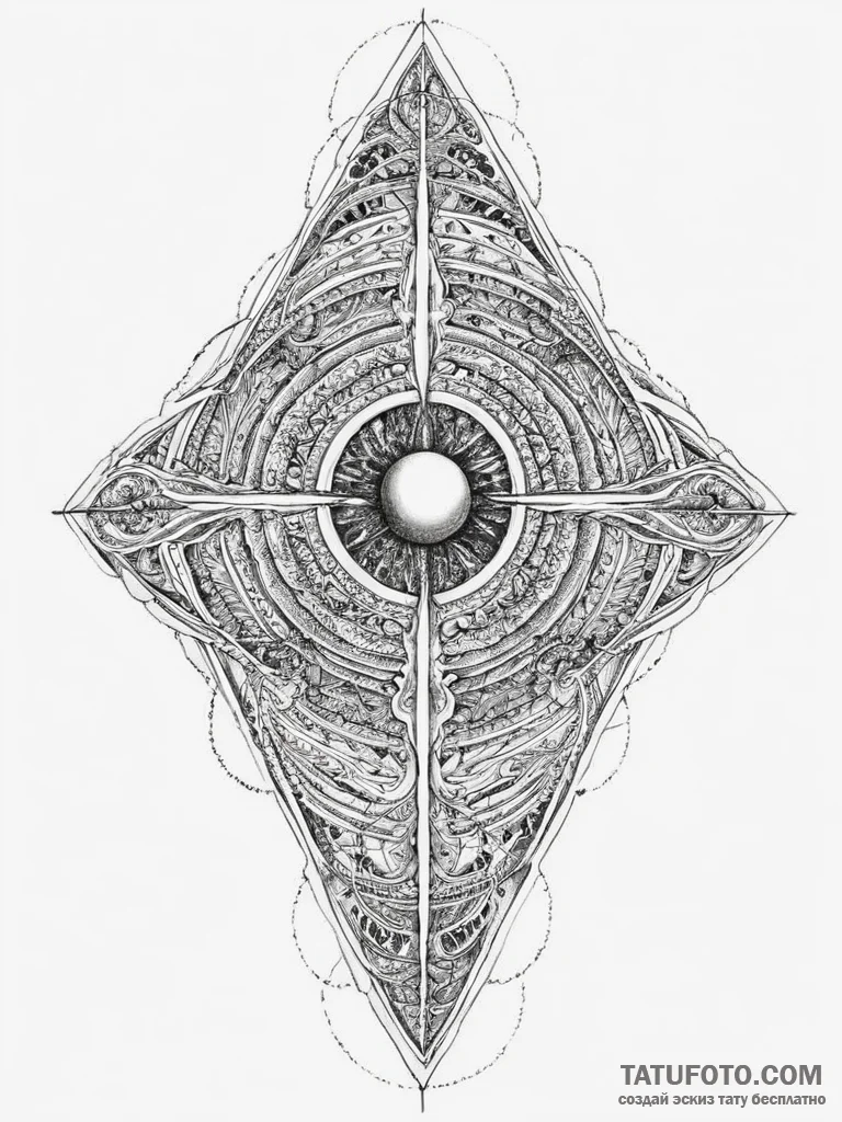 The monolith from 2001: a space odyssey, conc... - эскиз тату (№1754054543_0, 01.08.2025 13:22) — Tatufoto.com