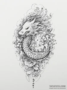 Tattoo sketch a group of small, identical sym... - эскиз тату (№1754064743_0, 01.08.2025 16:12) — Tatufoto.com