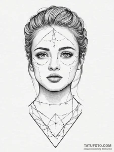 Tattoo sketch a memorial portrait in a realis... - эскиз тату (№1754066385_0, 01.08.2025 16:39) — Tatufoto.com