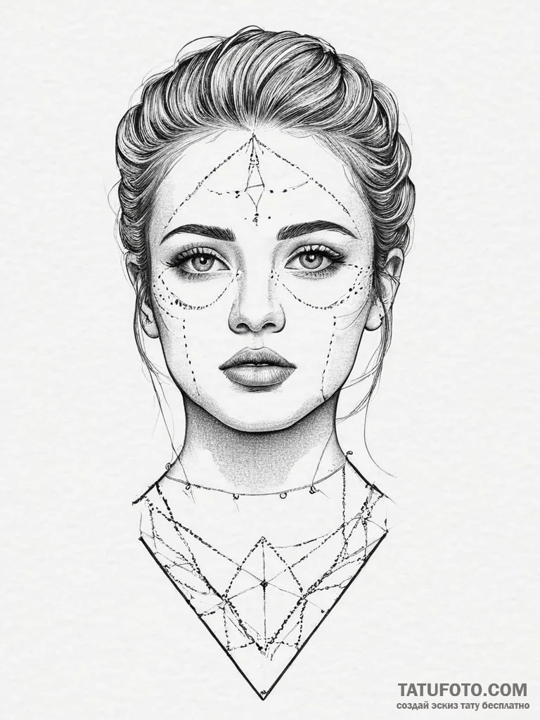 Tattoo sketch a memorial portrait in a realis... - эскиз тату (№1754066385_0, 01.08.2025 16:39) — Tatufoto.com