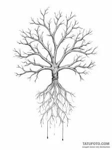 Neuron - эскиз тату (№1754067206_0, 01.08.2025 16:53) — Tatufoto.com