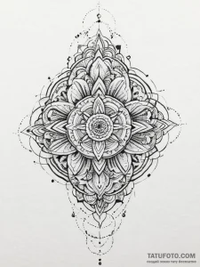 Orange, tattoo sketch design, geometric tatto... - эскиз тату (№1754067809_0, 01.08.2025 17:03) — Tatufoto.com