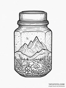 Tattoo design a 'memory capsule' design, perh... - эскиз тату (№1754072054_0, 01.08.2025 18:14) — Tatufoto.com