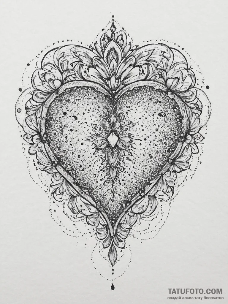 Tattoo design a subtle "royal" pattern around... - эскиз тату (№1754076925_0, 01.08.2025 19:35) — Tatufoto.com