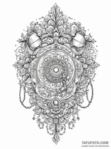 Vintage telephone, tattoo flash sheet design,... - эскиз тату (№1754078943_0, 01.08.2025 20:09) — Tatufoto.com