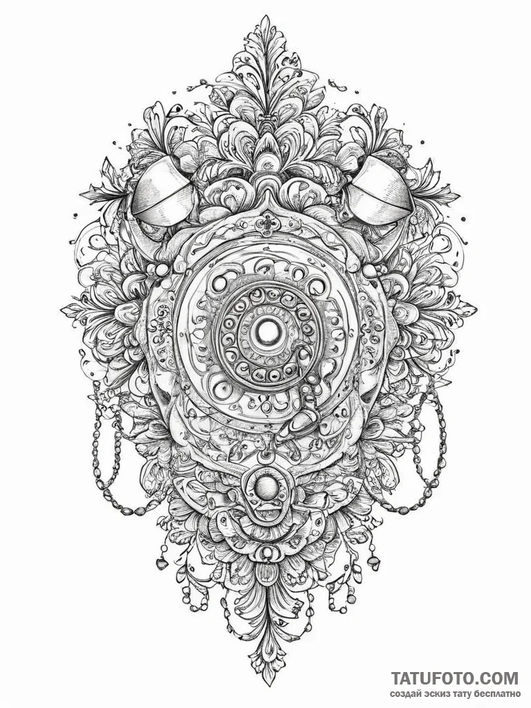 Vintage telephone, tattoo flash sheet design,... - эскиз тату (№1754078943_0, 01.08.2025 20:09) — Tatufoto.com