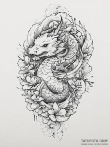 Cherub, artistic tattoo sketch, on a clean wh... - эскиз тату (№1754083734_0, 01.08.2025 21:28) — Tatufoto.com