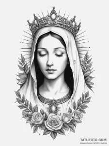 Draw a sketch of a black and white realism ta... - реализм (ч/б), чёрно-белая - эскиз тату (№1754100077_0, 02.08.2025 02:01) — Tatufoto.com