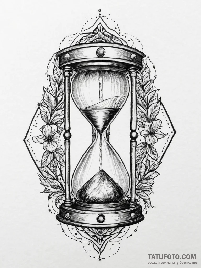 Hourglass (is in the original list, but can b... - эскиз тату (№1754221699_0, 03.08.2025 11:48) — Tatufoto.com