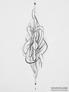 Tattoo sketch a strong, single brushstroke, s... - эскиз тату (№1754224101_0, 03.08.2025 12:28) — Tatufoto.com