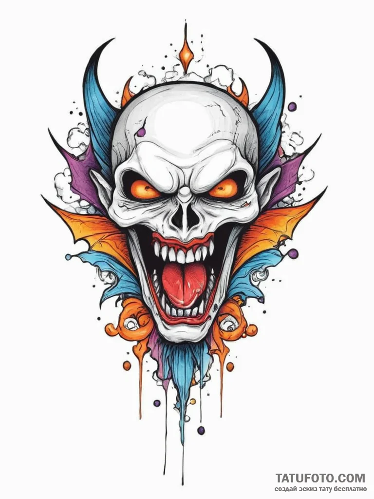 A vampire's bite mark, tattoo flash sheet des... - эскиз тату (№1754224303_0, 03.08.2025 12:31) — Tatufoto.com