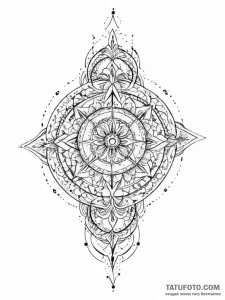 Bow and arrows, tattoo flash sheet design, ge... - эскиз тату (№1754235380_0, 03.08.2025 15:36) — Tatufoto.com