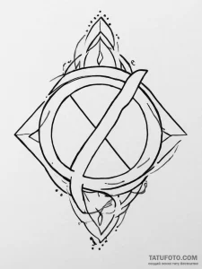 Tattoo sketch a symbol representing a signifi... - эскиз тату (№1754237998_0, 03.08.2025 16:19) — Tatufoto.com