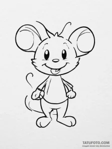 Tattoo design a favorite cartoon character fr... - эскиз тату (№1754249479_0, 03.08.2025 19:31) — Tatufoto.com