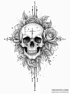 A watercolor splash effect, ink illustration... - эскиз тату (№1754250504_0, 03.08.2025 19:48) — Tatufoto.com