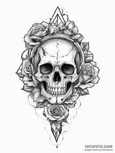Tattoo sketch a futuristic grenade with glowi... - эскиз тату (№1754251943_0, 03.08.2025 20:12) — Tatufoto.com