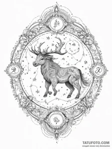 Tattoo sketch a dreamlike scene featuring the... - эскиз тату (№1754253983_0, 03.08.2025 20:46) — Tatufoto.com