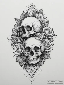 Tattoo design: a landscape of fertile earth a... - эскиз тату (№1754264212_0, 03.08.2025 23:36) — Tatufoto.com