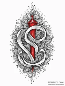 Tattoo design a personal mantra in a bold, im... - эскиз тату (№1754269588_0, 04.08.2025 01:06) — Tatufoto.com
