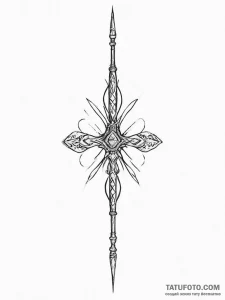 Spear - эскиз тату (№1754280604_0, 04.08.2025 04:10) — Tatufoto.com