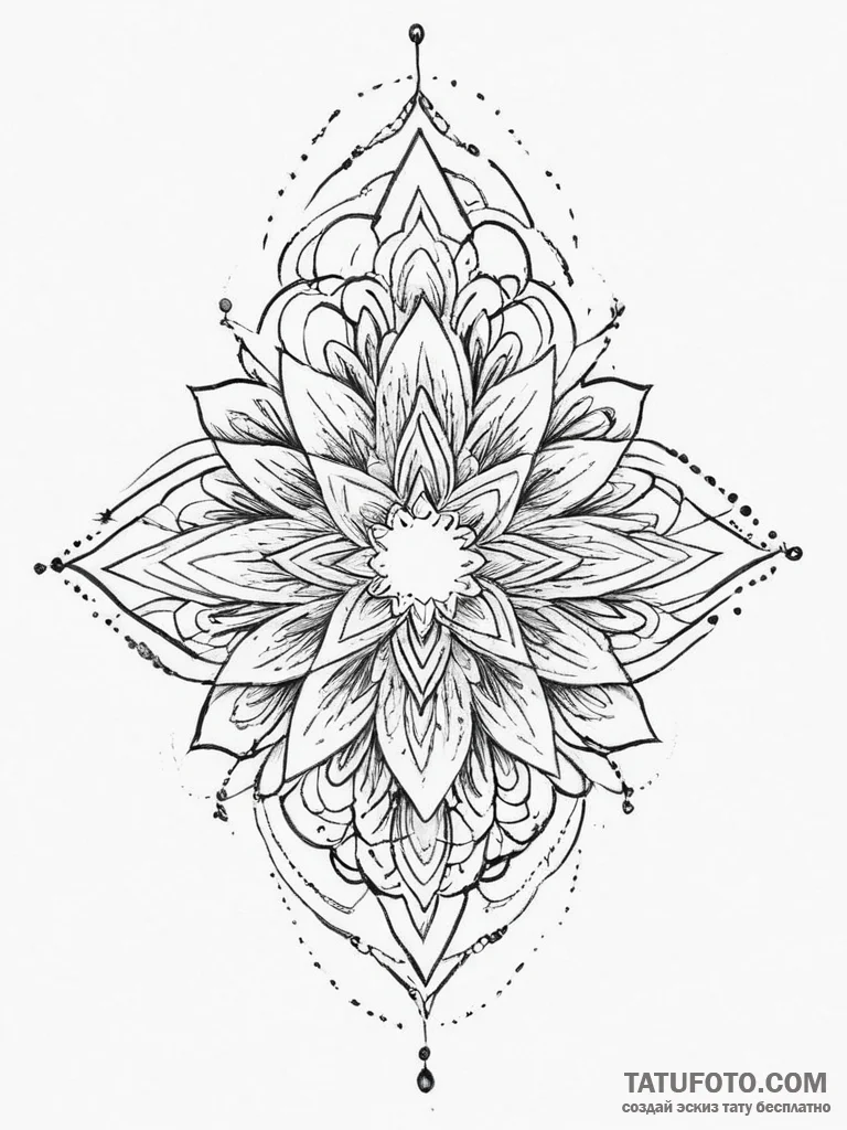 Tattoo design a single, tiny star or moon sym... - эскиз тату (№1754282391_0, 04.08.2025 04:39) — Tatufoto.com