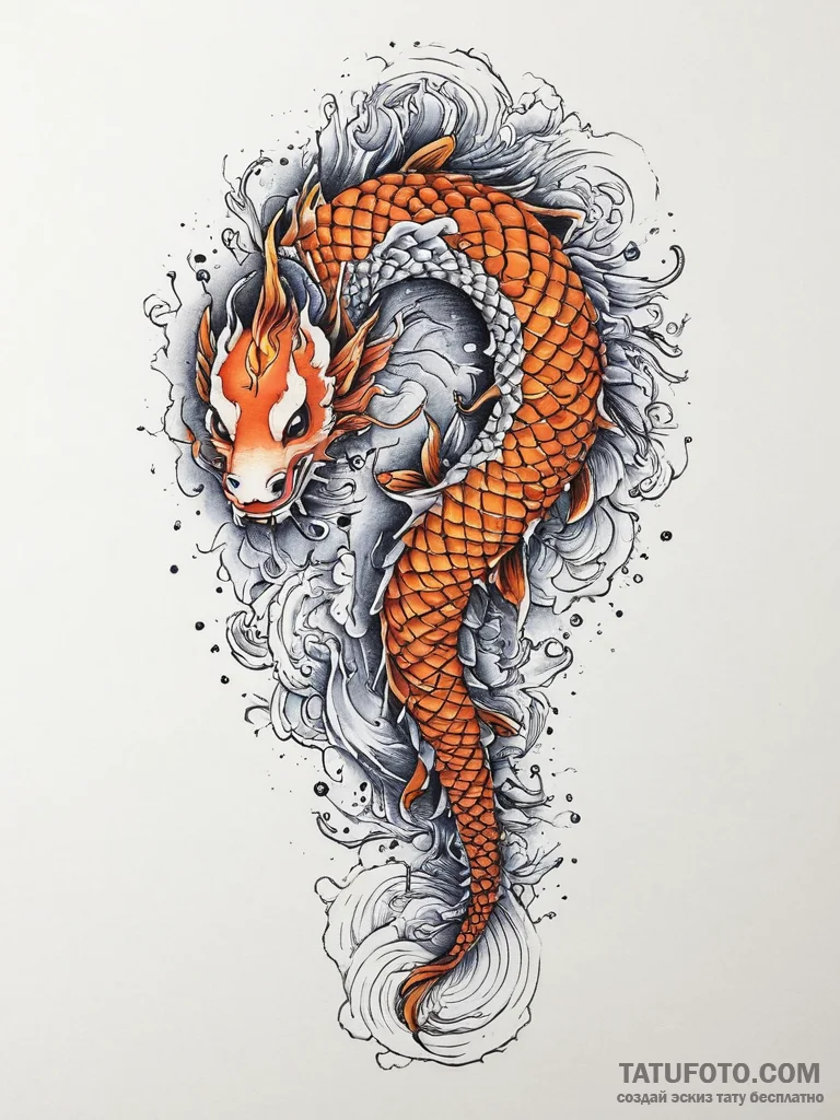 Spiral, tattoo flash sheet design, vibrant co... - эскиз тату (№1754283390_0, 04.08.2025 04:56) — Tatufoto.com