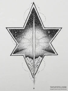 Tattoo design a starlit night sky, with a sin... - эскиз тату (№1754290380_0, 04.08.2025 06:53) — Tatufoto.com