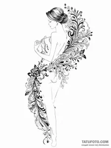 Tattoo design a subtle fabric texture (e.g.,... - эскиз тату (№1754291183_0, 04.08.2025 07:06) — Tatufoto.com