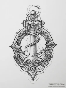 Tattoo design a stylized 'f' for 'respects' b... - эскиз тату (№1754294963_0, 04.08.2025 08:09) — Tatufoto.com