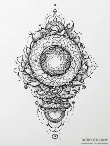 Tattoo design a winner's medal with a stylize... - эскиз тату (№1754296761_0, 04.08.2025 08:39) — Tatufoto.com