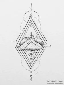 143. tattoo sketch: "potok" rune as a path of... - эскиз тату (№1754302365_0, 04.08.2025 10:12) — Tatufoto.com