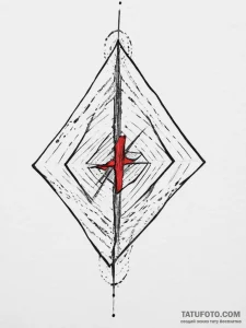 Tattoo design a subtle "pulse" or vibration e... - эскиз тату (№1754302966_0, 04.08.2025 10:22) — Tatufoto.com