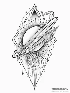 Tattoo sketch a comet streaking across the sk... - эскиз тату (№1754306567_0, 04.08.2025 11:22) — Tatufoto.com