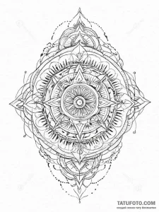 Tattoo design a cosmic energy field forming t... - эскиз тату (№1754307372_0, 04.08.2025 11:36) — Tatufoto.com