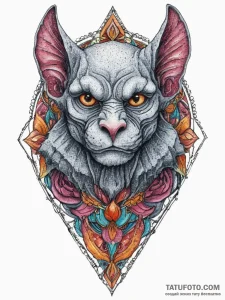Gargoyle, tattoo line art, neo traditional ta... - эскиз тату (№1754310603_0, 04.08.2025 12:30) — Tatufoto.com
