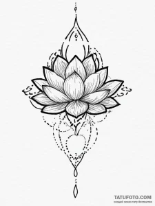 The unalome symbol (is there, but can be comb... - эскиз тату (№1754310814_0, 04.08.2025 12:33) — Tatufoto.com