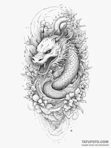 St. nicholas, artistic tattoo sketch, irezumi... - эскиз тату (№1754311830_0, 04.08.2025 12:50) — Tatufoto.com