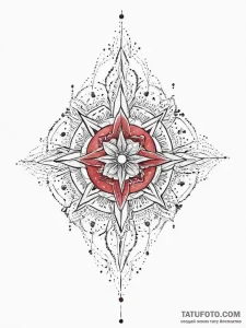 Tattoo sketch a vibrant watercolor splash of... - эскиз тату (№1754312246_0, 04.08.2025 12:57) — Tatufoto.com