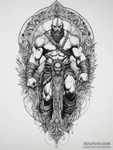 Tattoo design an abstract representation of a... - эскиз тату (№1754313468_0, 04.08.2025 13:17) — Tatufoto.com