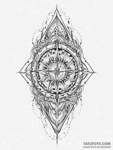 Tattoo design an abstract interpretation of a... - эскиз тату (№1754315081_0, 04.08.2025 13:44) — Tatufoto.com