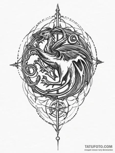 A house sigil from game of thrones (e.g., sta... - эскиз тату (№1754318178_0, 04.08.2025 14:36) — Tatufoto.com