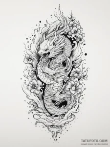 Tattoo sketch 'you died' in a gritty, blood-s... - эскиз тату (№1754327355_0, 04.08.2025 17:09) — Tatufoto.com