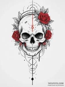 Tattoo sketch a zodiac animal outline filled... - эскиз тату (№1754329374_0, 04.08.2025 17:42) — Tatufoto.com